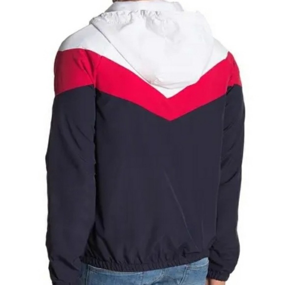 NEW Slate & Stone colorblock hooded windbreaker - Picture 2 of 7